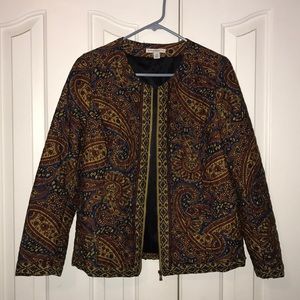Isaac Mizrahi Live Jacket Zip Up Size 10